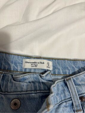 Abercrombie & Fitch Light Blue Denim Low Rise Jeans